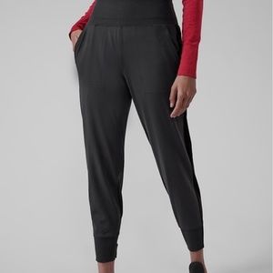 Athleta Venice Velvet Stripe Jogger